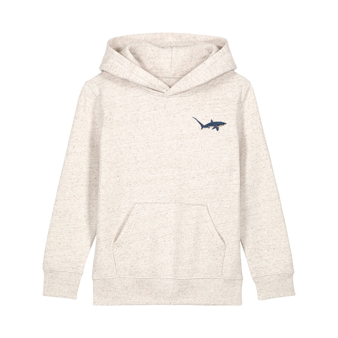 Thresher Shark Embroidered Kids Hoodie