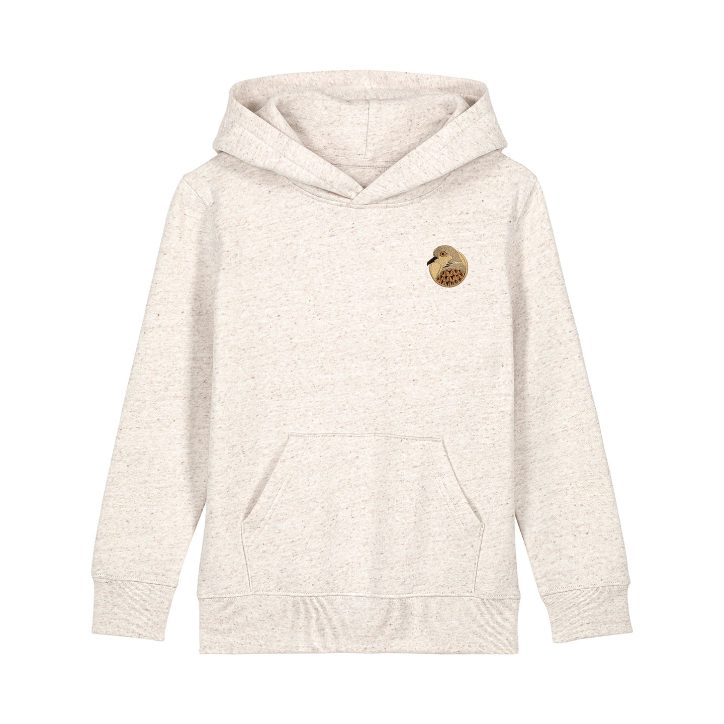 Turtledove Portrait Embroidered Kids Hoodie