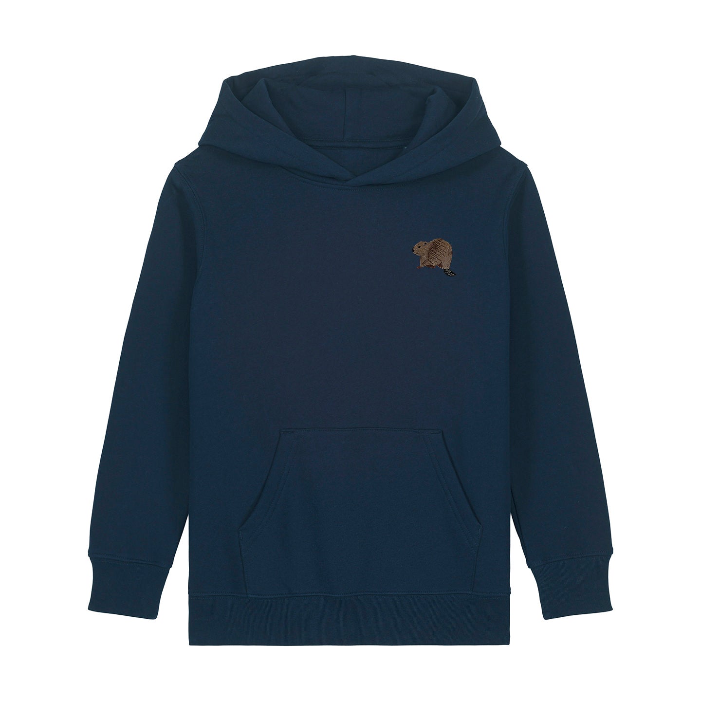 Beaver Riverside Embroidered Kids Hoodie