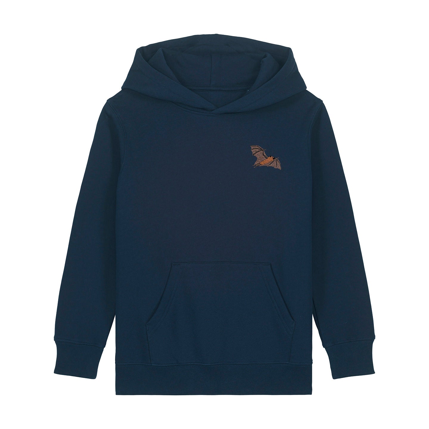 Fruit Bat Embroidered Kids Hoodie