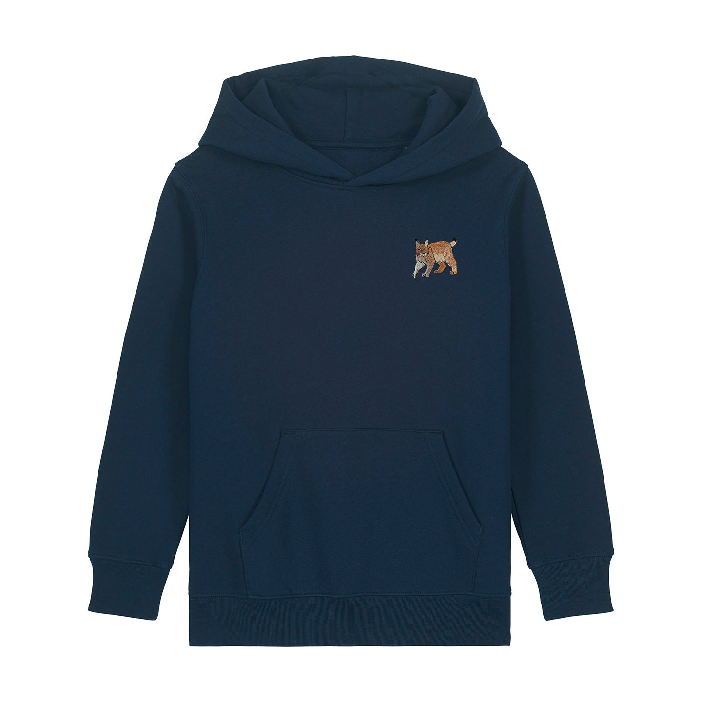 Lynx Embroidered Kids Hoodie