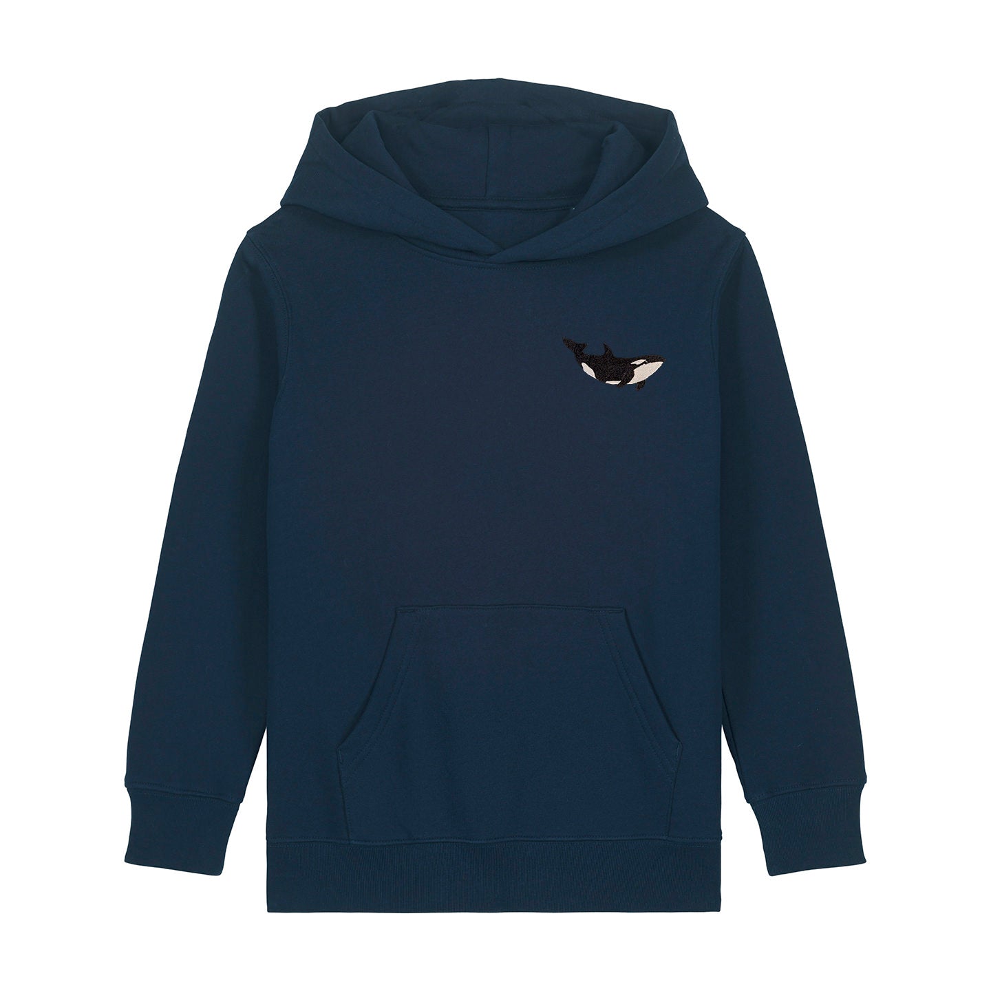 Orca Embroidered Kids Hoodie