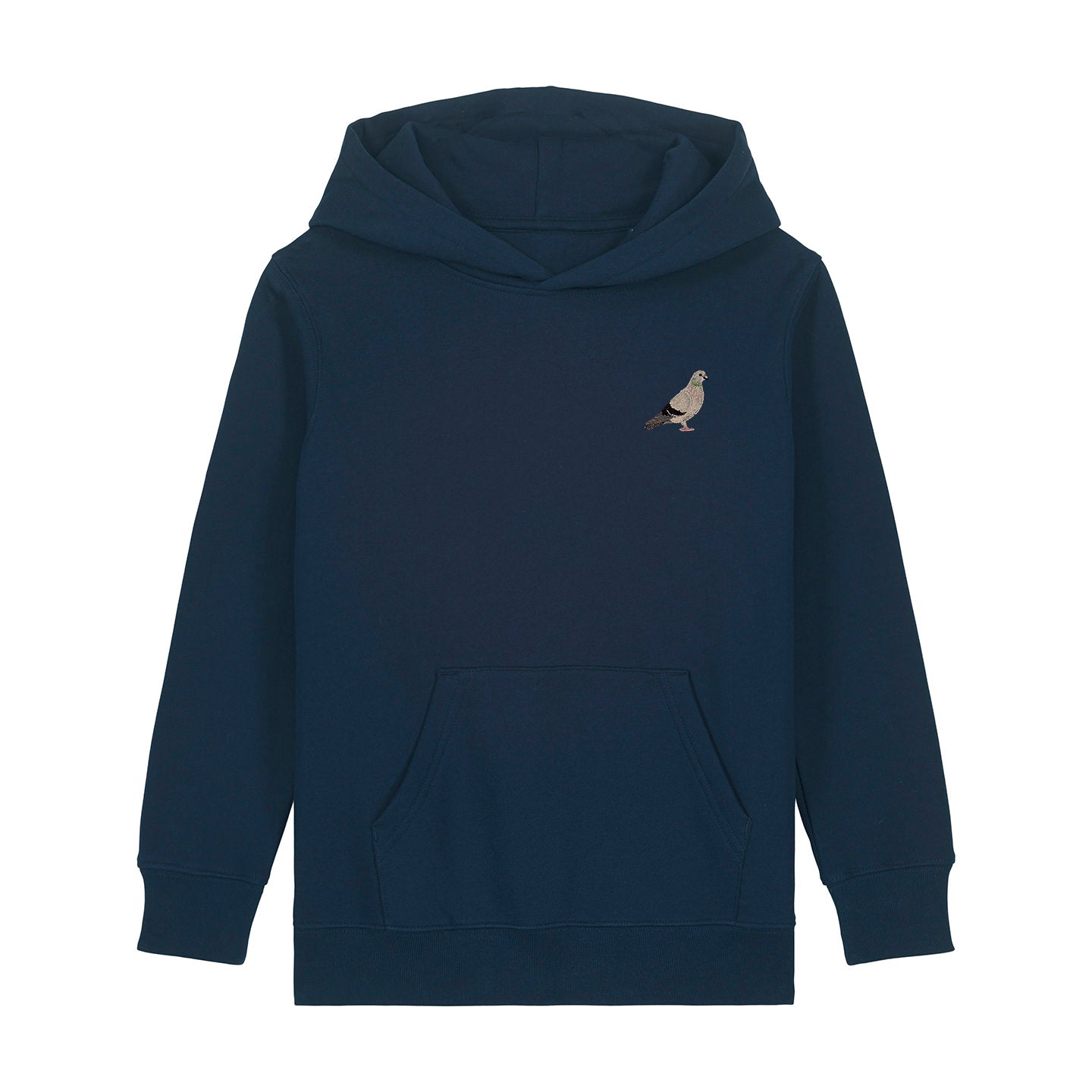 Pigeon Embroidered Kids Hoodie