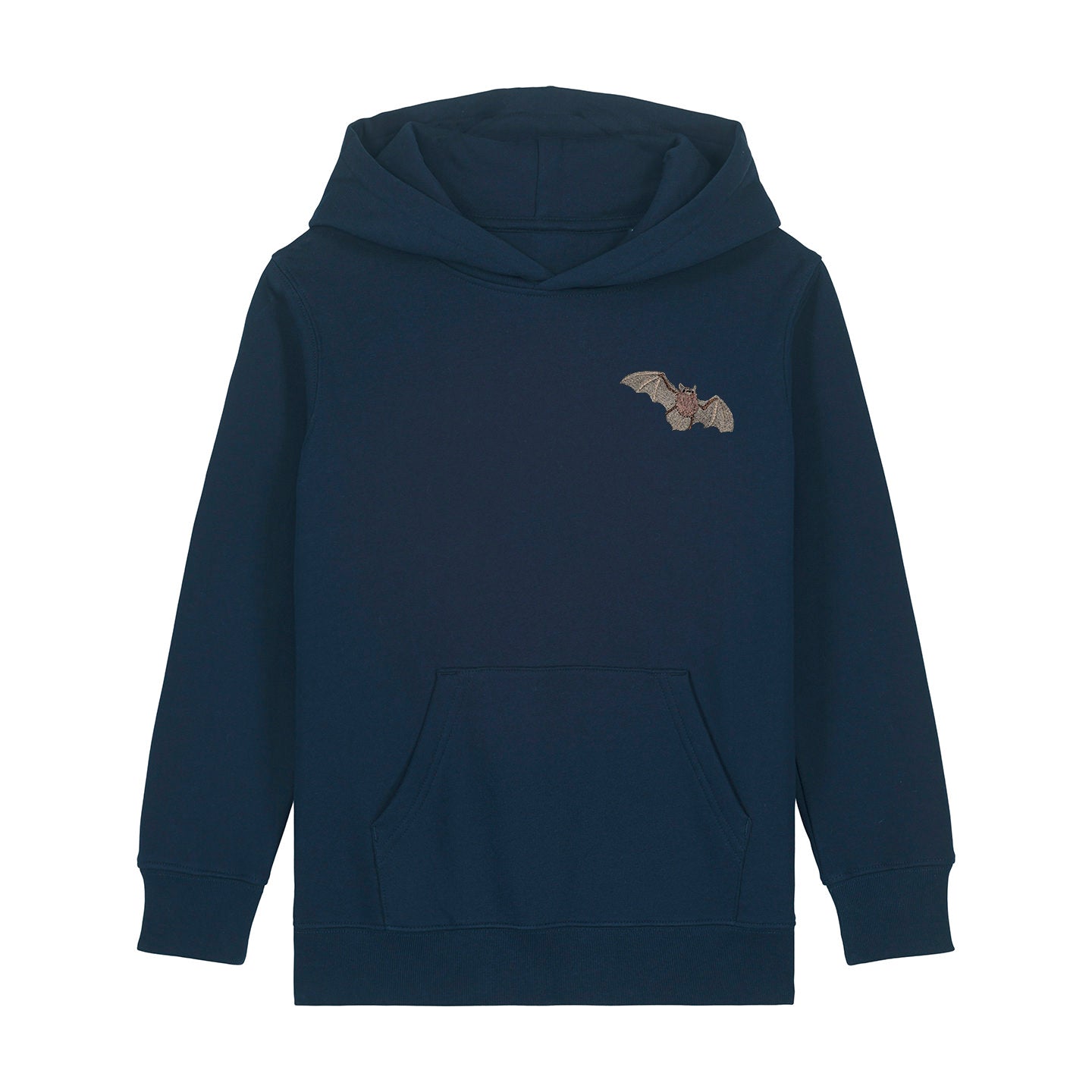 Pipistrelle Bat Embroidered Kids Hoodie