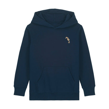 Seahorse Embroidered Kids Hoodie