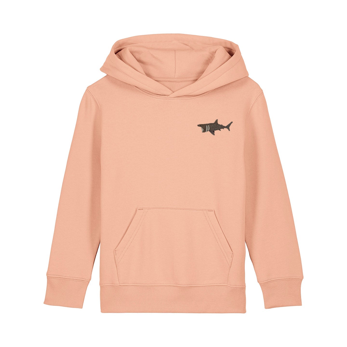 Basking Shark Embroidered Kids Hoodie