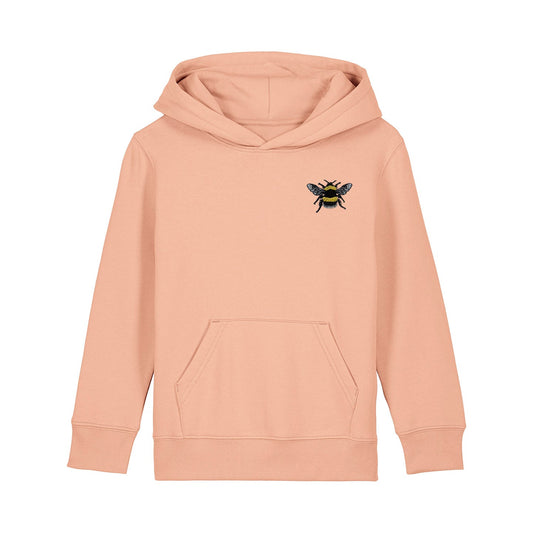 Bumblebee Embroidered Kids Hoodie