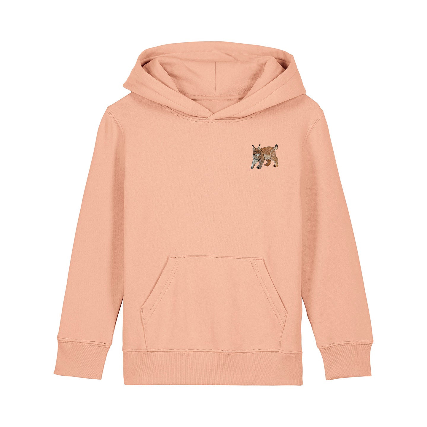 Lynx Embroidered Kids Hoodie