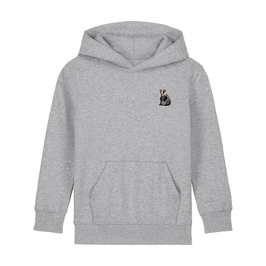 Badger Embroidered Kids Hoodie
