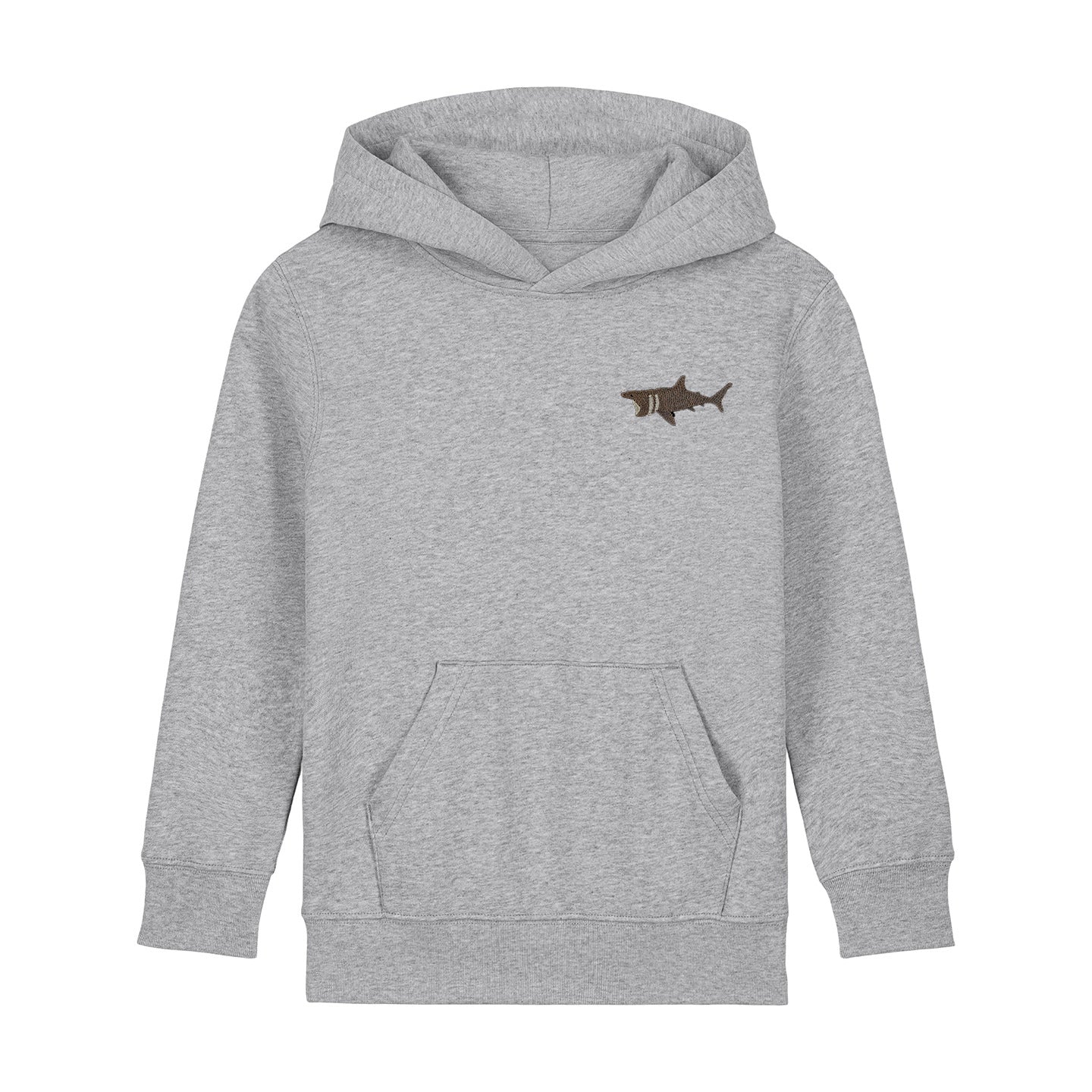 Basking Shark Embroidered Kids Hoodie