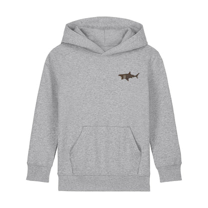 Basking Shark Embroidered Kids Hoodie
