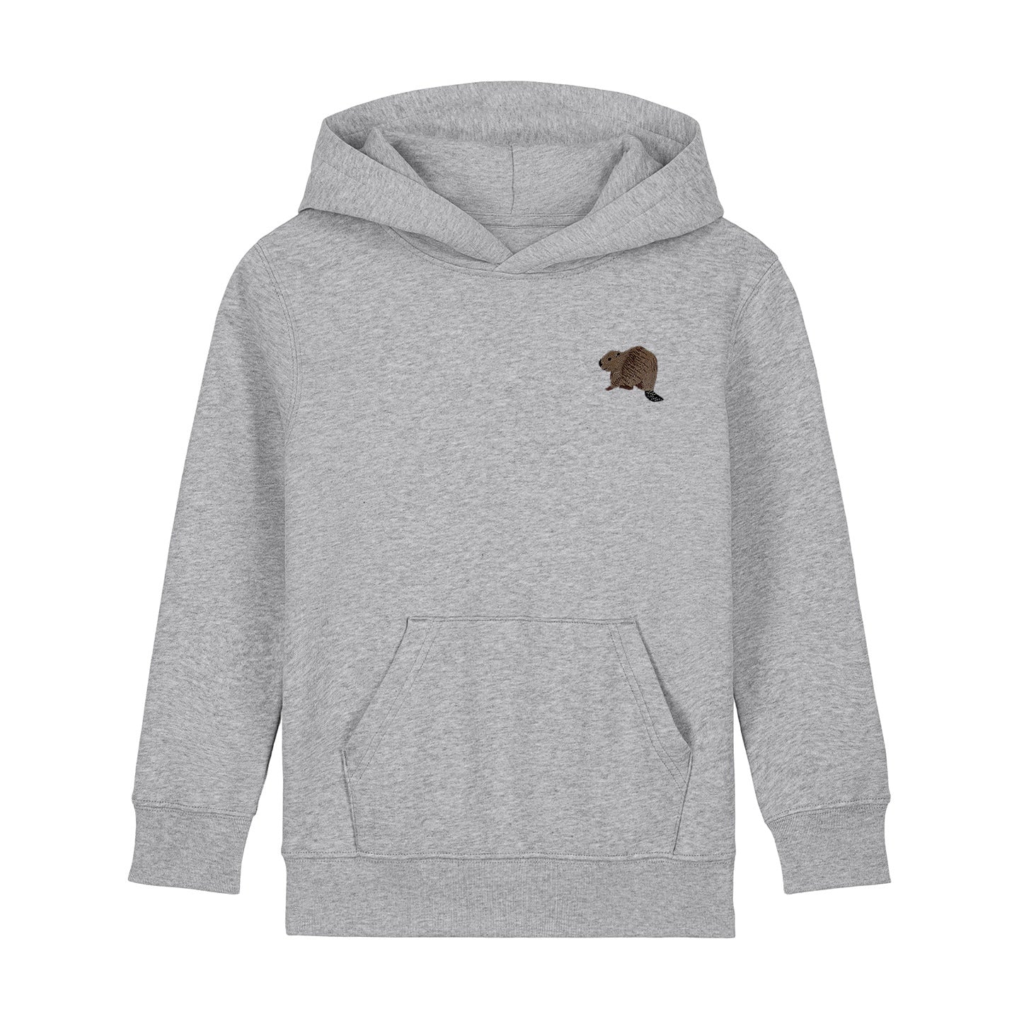 Beaver Riverside Embroidered Kids Hoodie