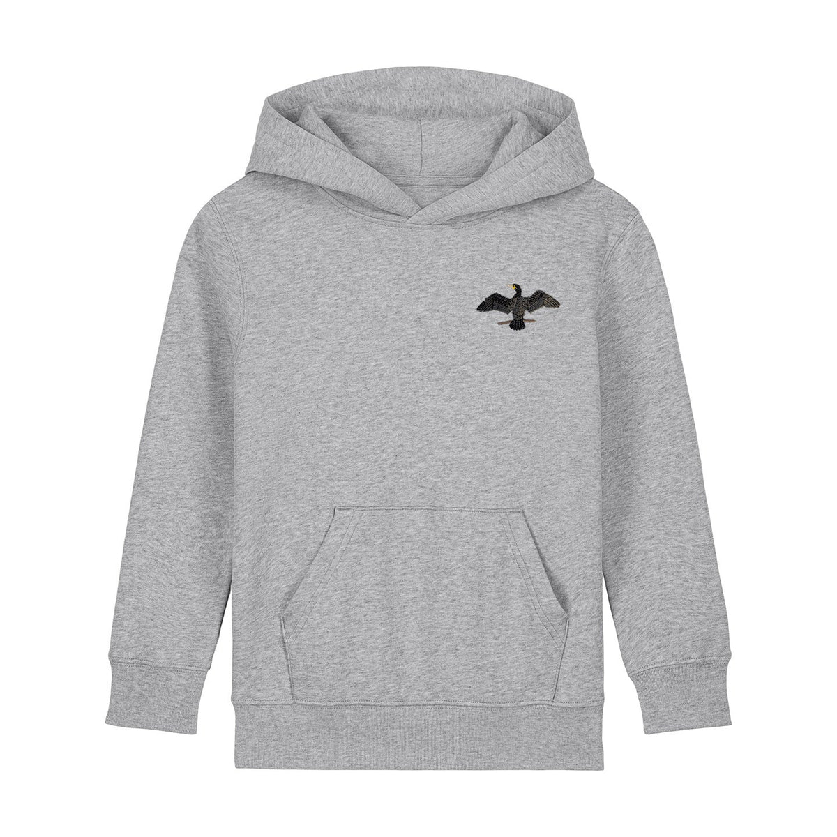 Cormorant Embroidered Kids Hoodie