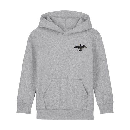 Cormorant Embroidered Kids Hoodie