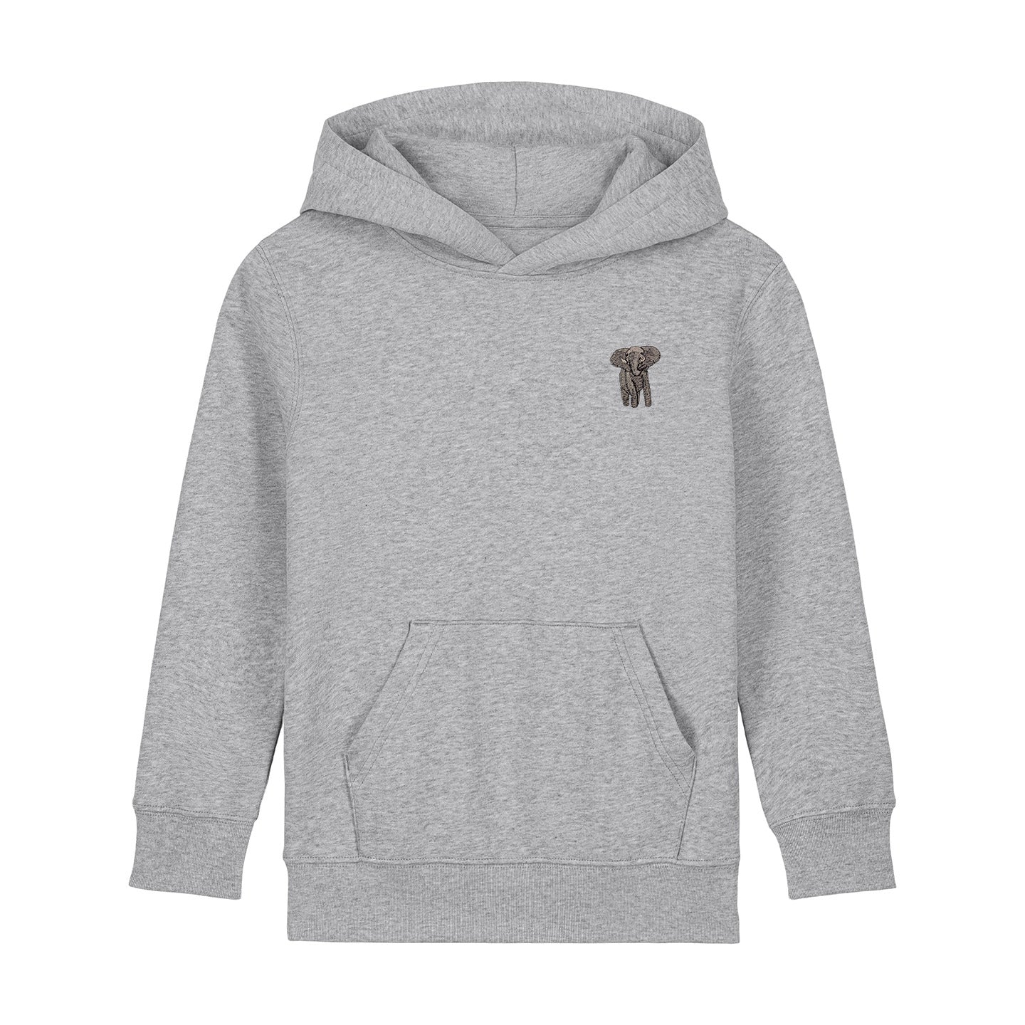 Elephant Embroidered Kids Hoodie