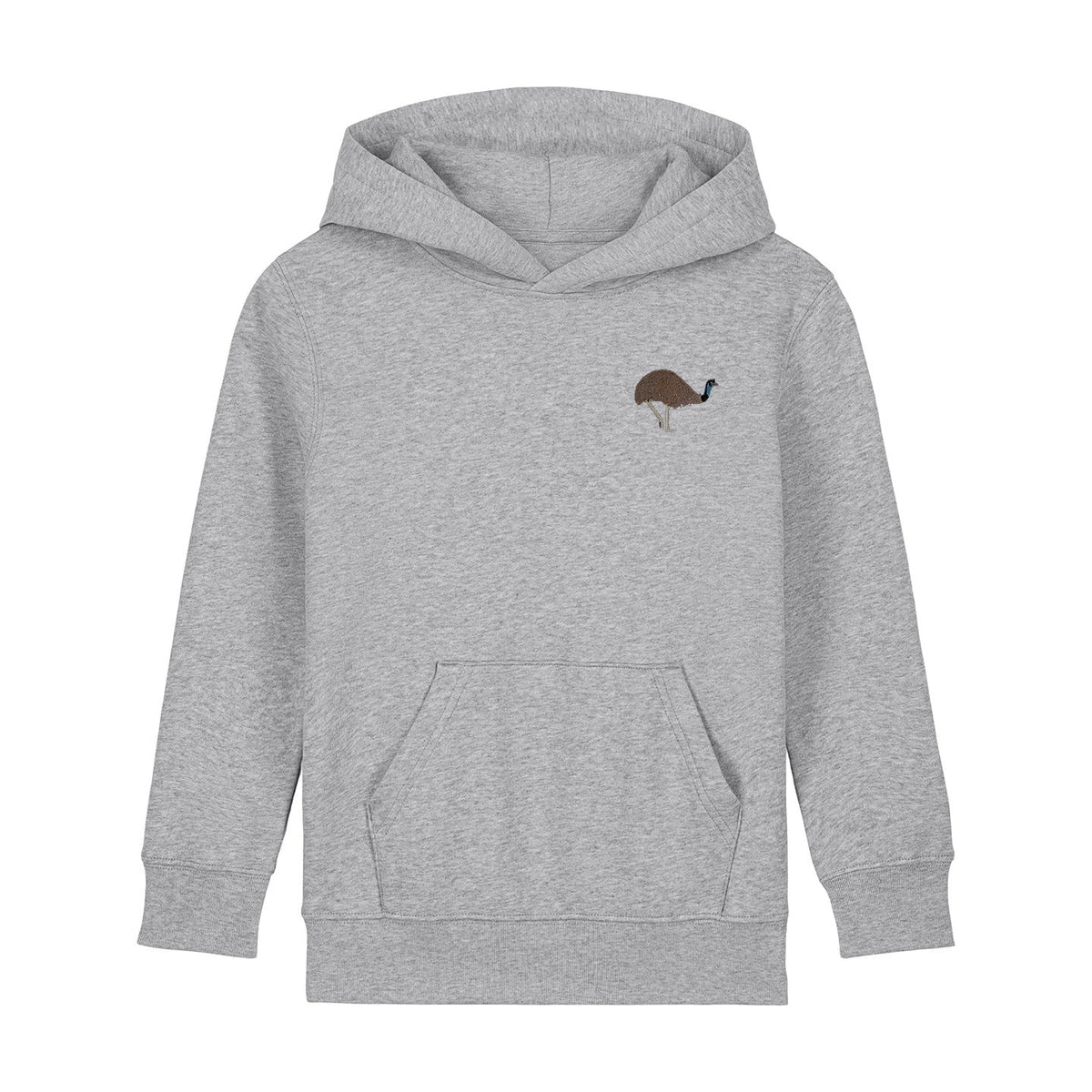 Emu Embroidered Kids Hoodie