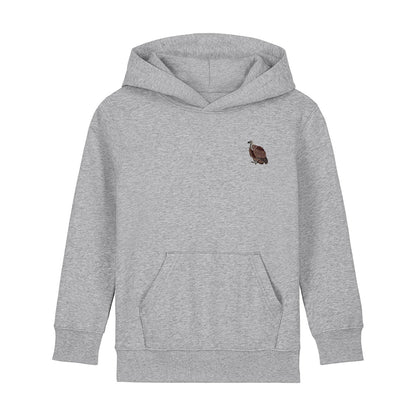 Griffon Vulture Embroidered Kids Hoodie