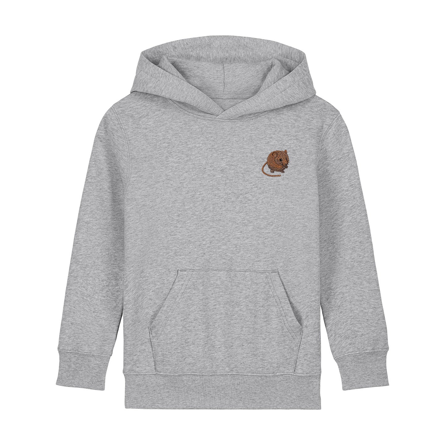 Harvest Mouse Embroidered Kids Hoodie