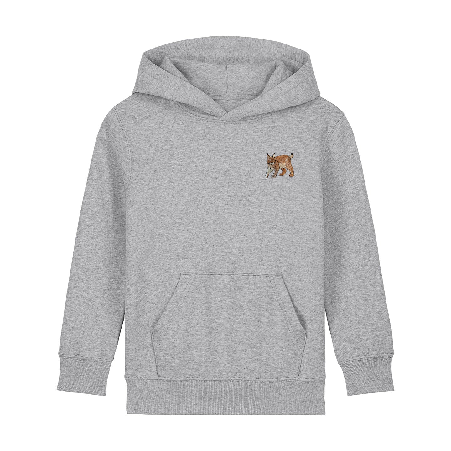 Lynx Embroidered Kids Hoodie