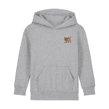 Lynx Embroidered Kids Hoodie