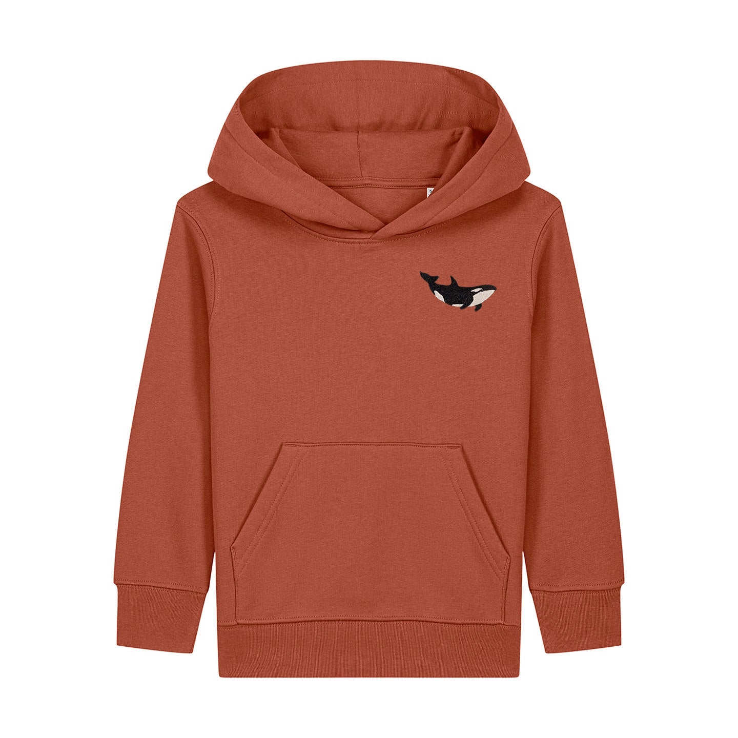 Orca Embroidered Kids Hoodie