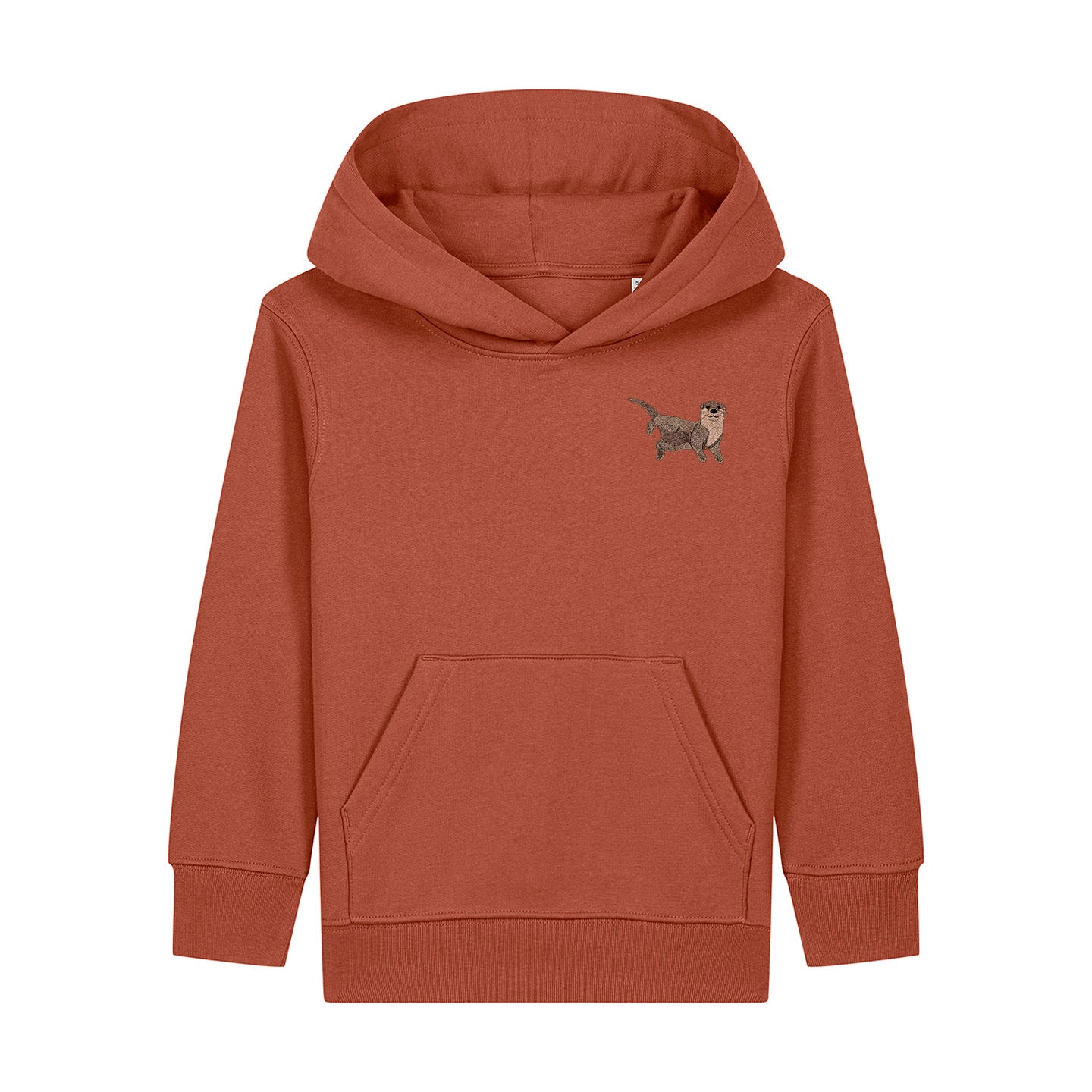 Otter Embroidered Kids Hoodie