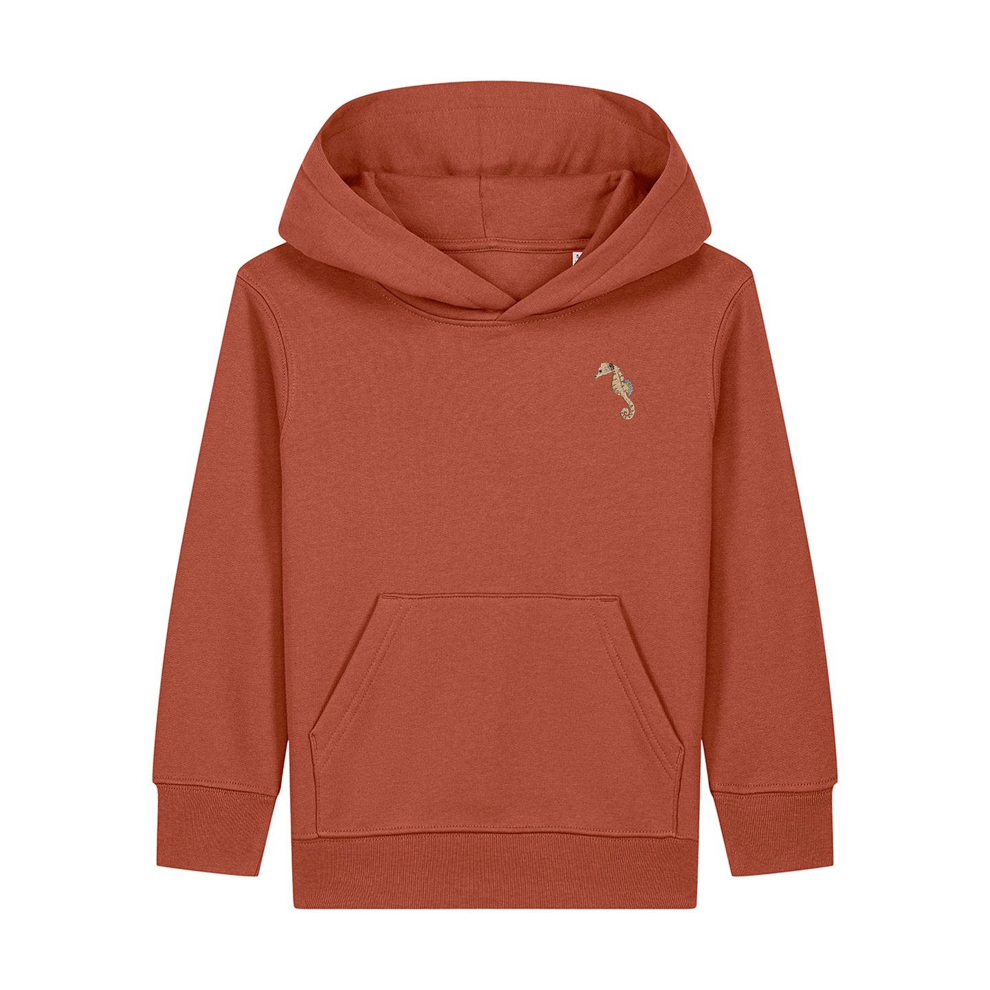 Seahorse Embroidered Kids Hoodie