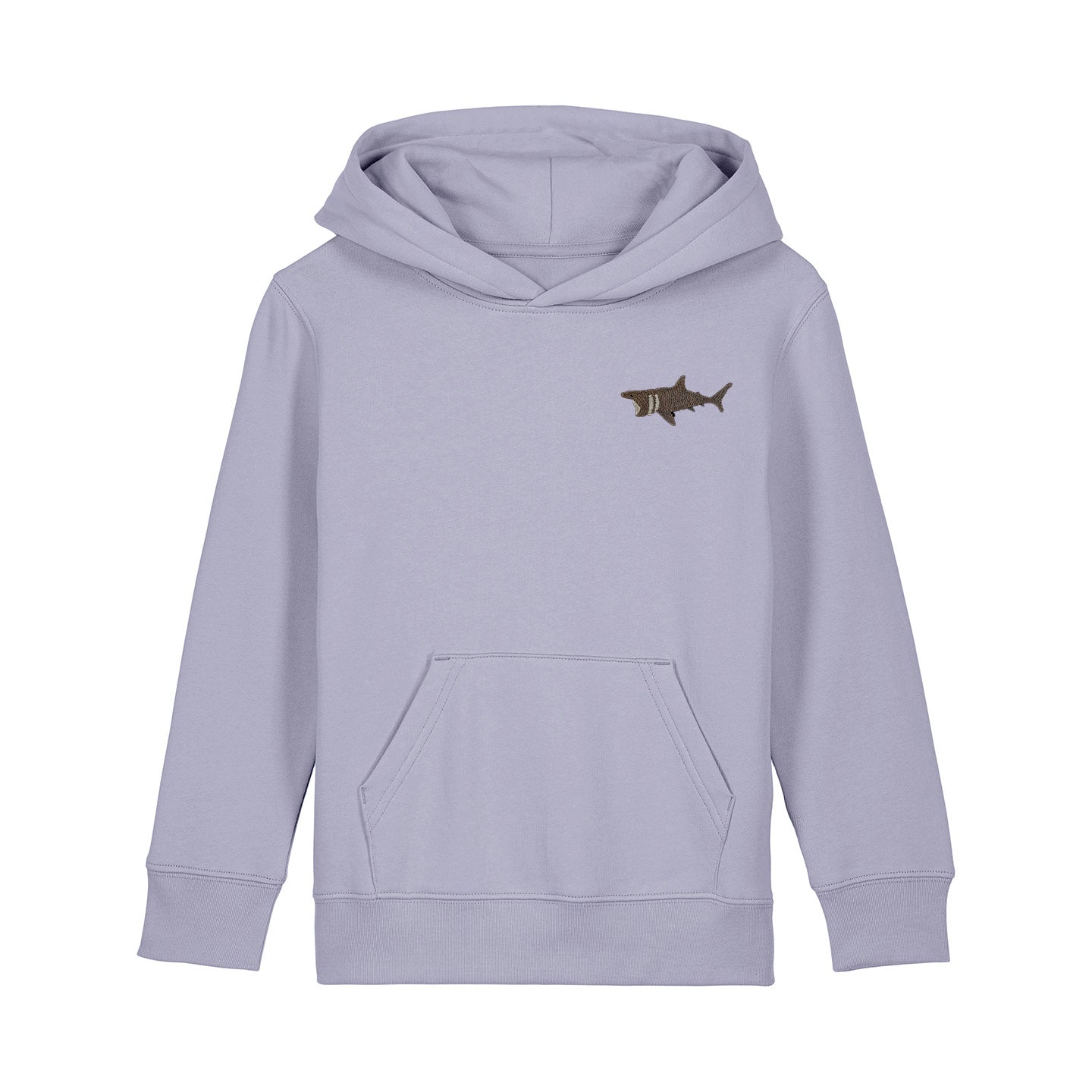 Basking Shark Embroidered Kids Hoodie