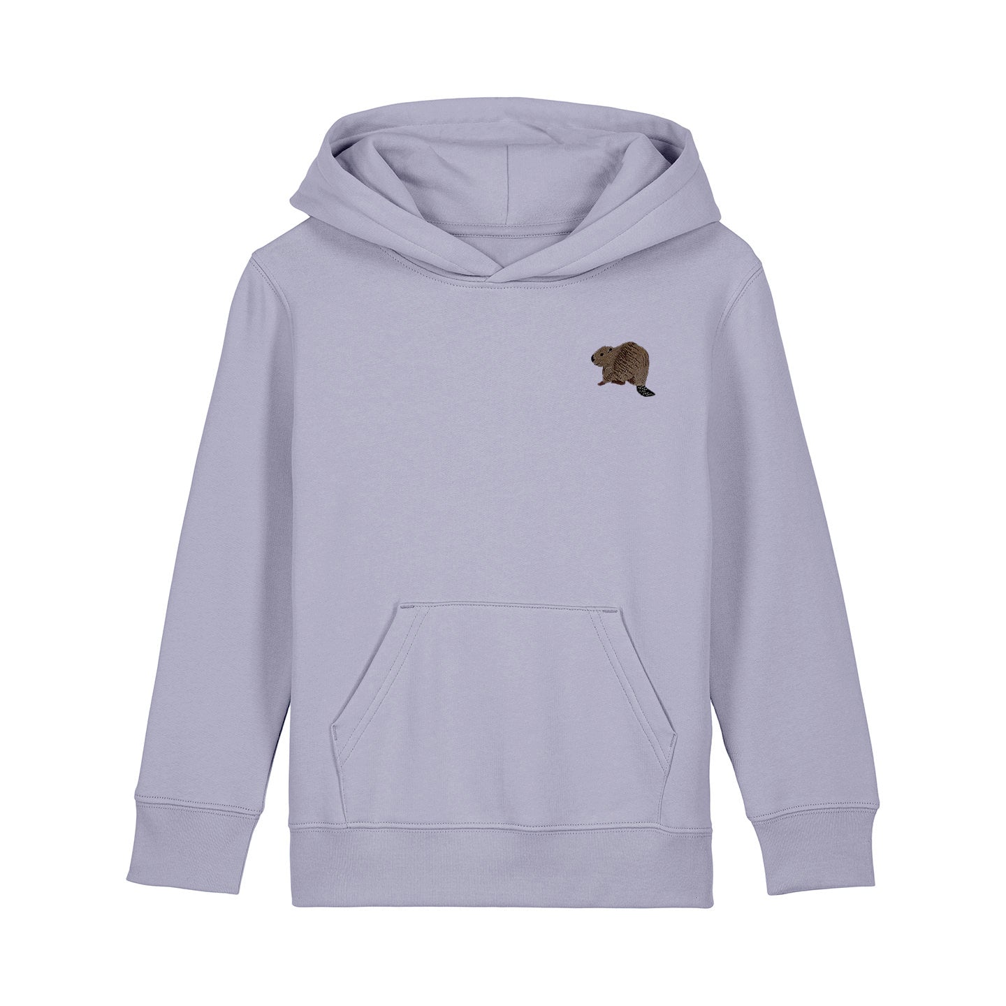 Beaver Riverside Embroidered Kids Hoodie