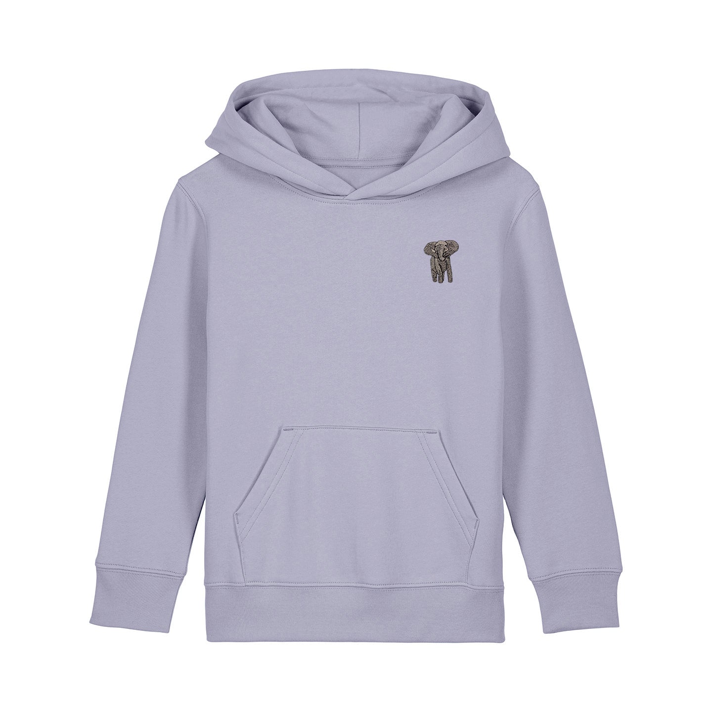 Elephant Embroidered Kids Hoodie