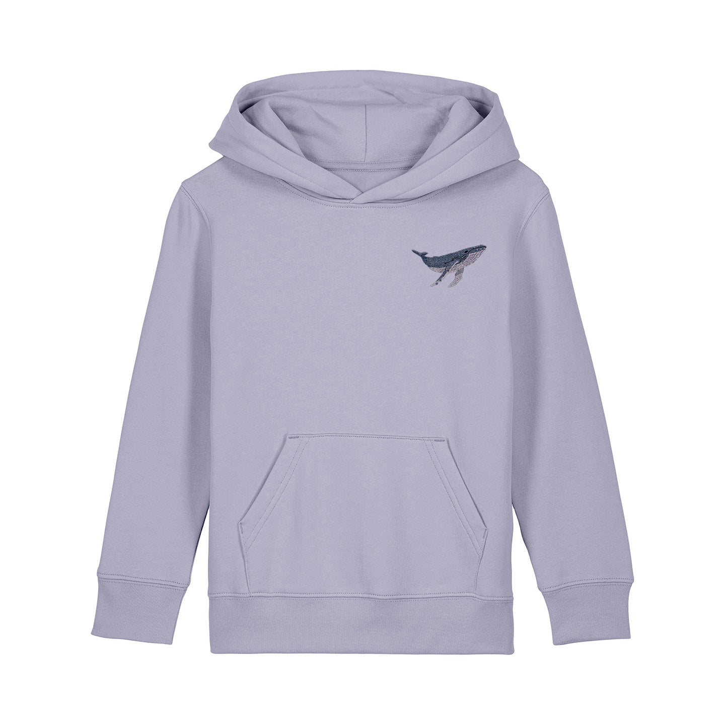Humpback Whale Embroidered Kids Hoodie
