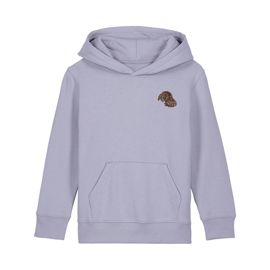 Pangolin Embroidered Kids Hoodie