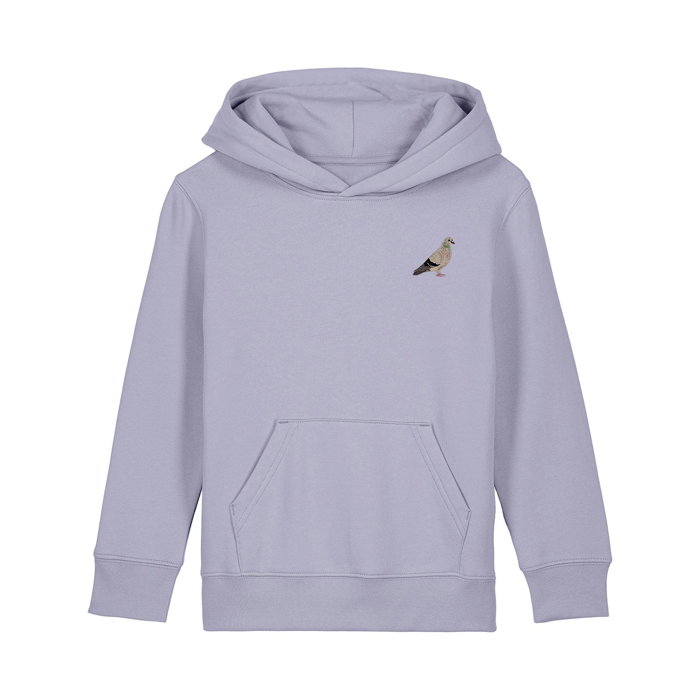 Pigeon Embroidered Kids Hoodie