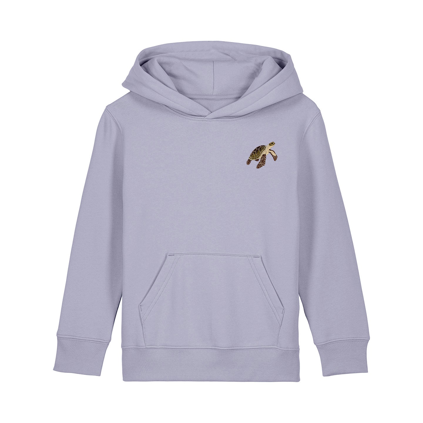Sea Turtle Embroidered Kids Hoodie