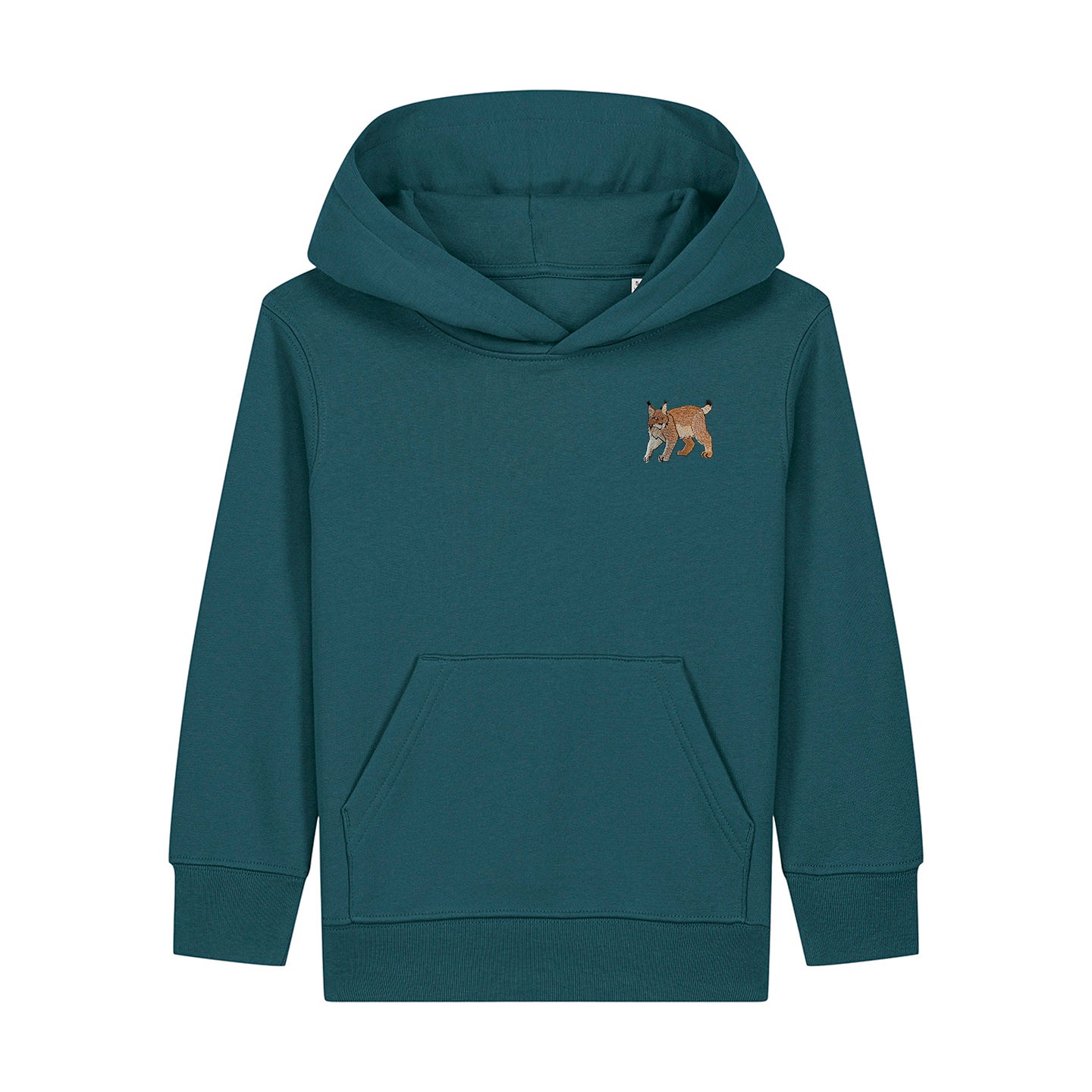 Lynx Embroidered Kids Hoodie