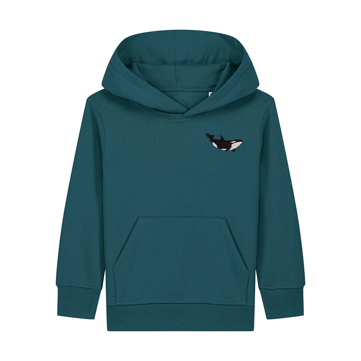 Orca Embroidered Kids Hoodie