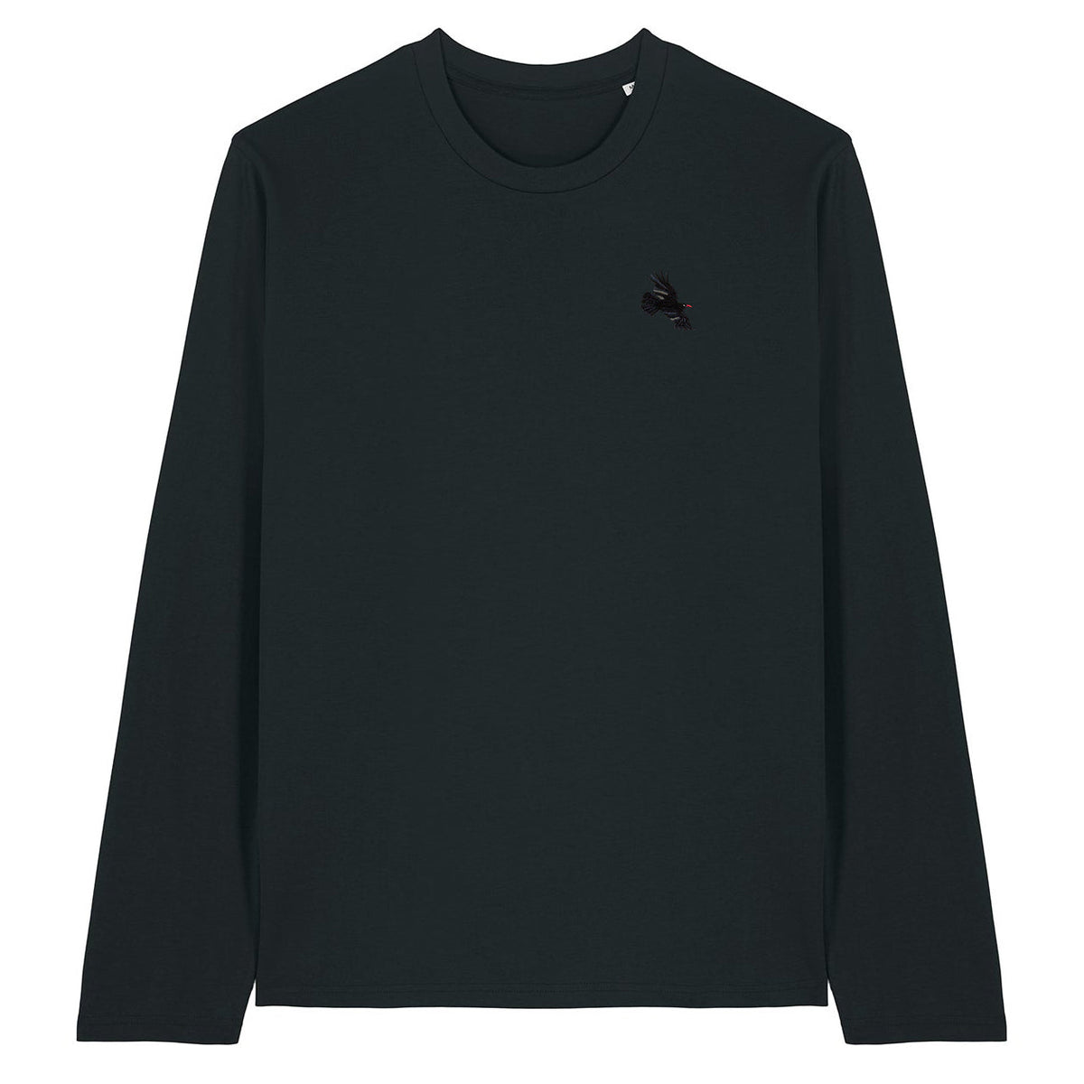 Chough Embroidered Long Sleeve T-Shirt