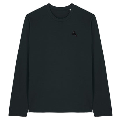 Chough Embroidered Long Sleeve T-Shirt