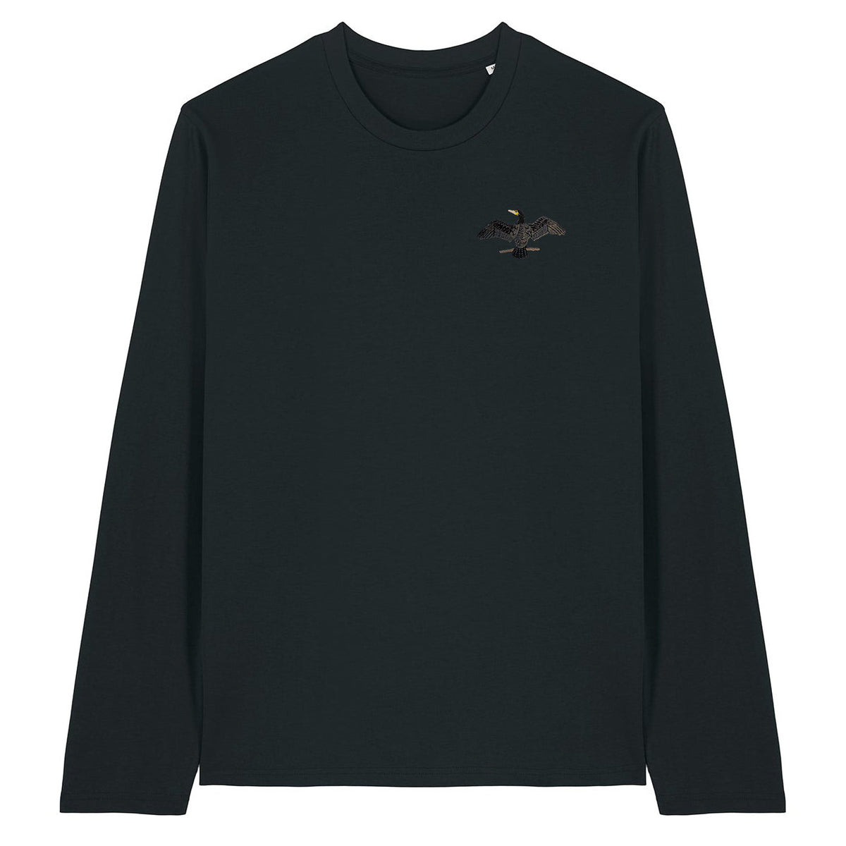 Cormorant Embroidered Long Sleeve T-Shirt