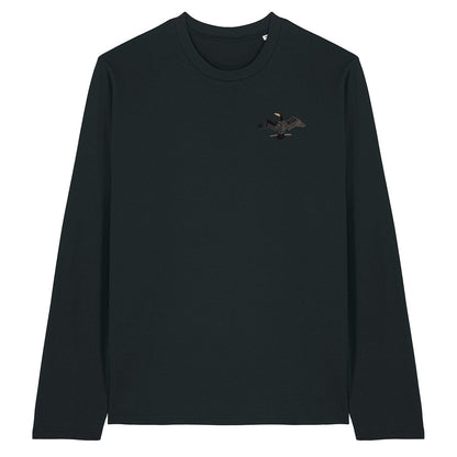 Cormorant Embroidered Long Sleeve T-Shirt