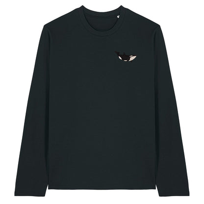 Orca Embroidered Long Sleeve T-Shirt