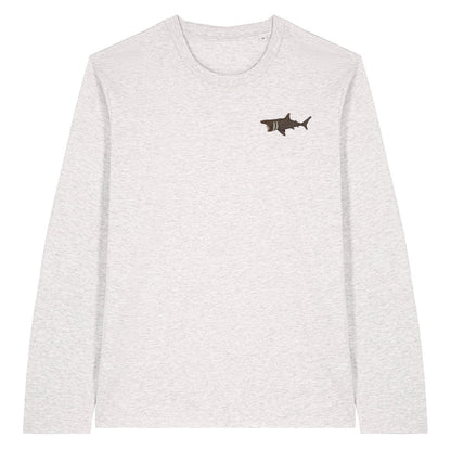 Basking Shark Embroidered Long Sleeve T-Shirt