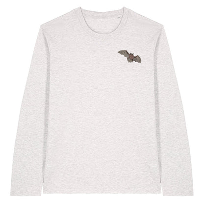 Pipistrelle Bat Embroidered Long Sleeve T-Shirt