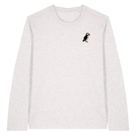 Puffin Embroidered Long Sleeve T-Shirt