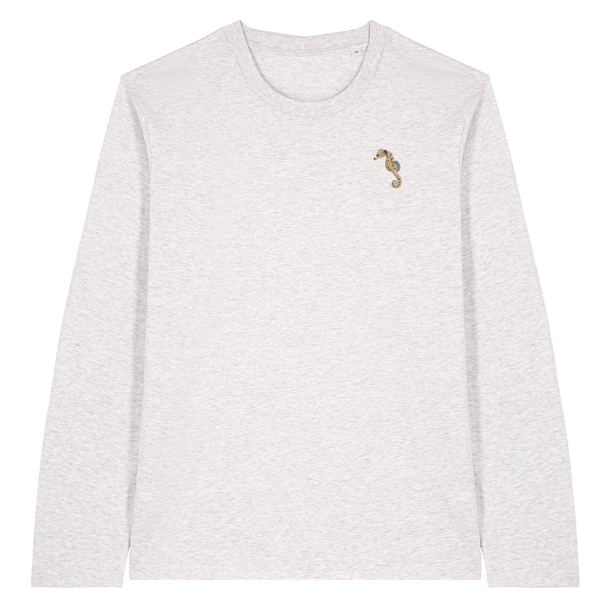 Seahorse Embroidered Long Sleeve T-Shirt