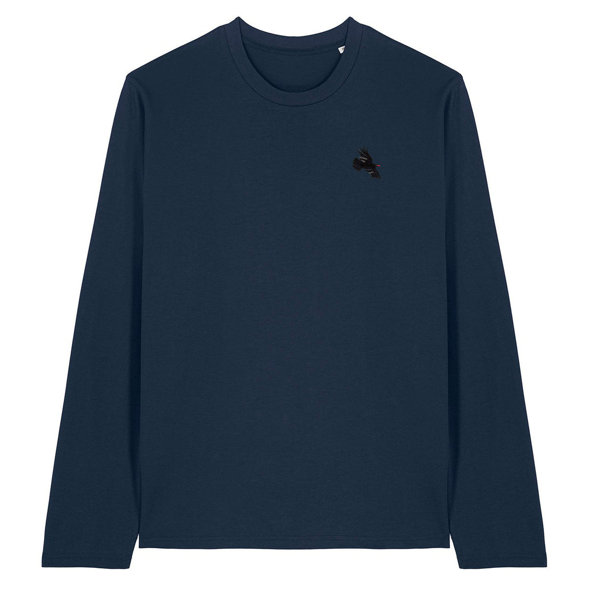 Chough Embroidered Long Sleeve T-Shirt