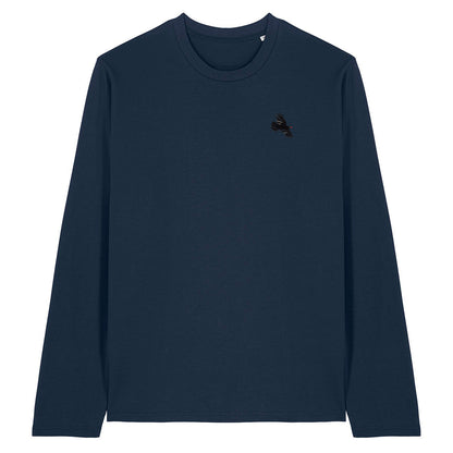 Chough Embroidered Long Sleeve T-Shirt