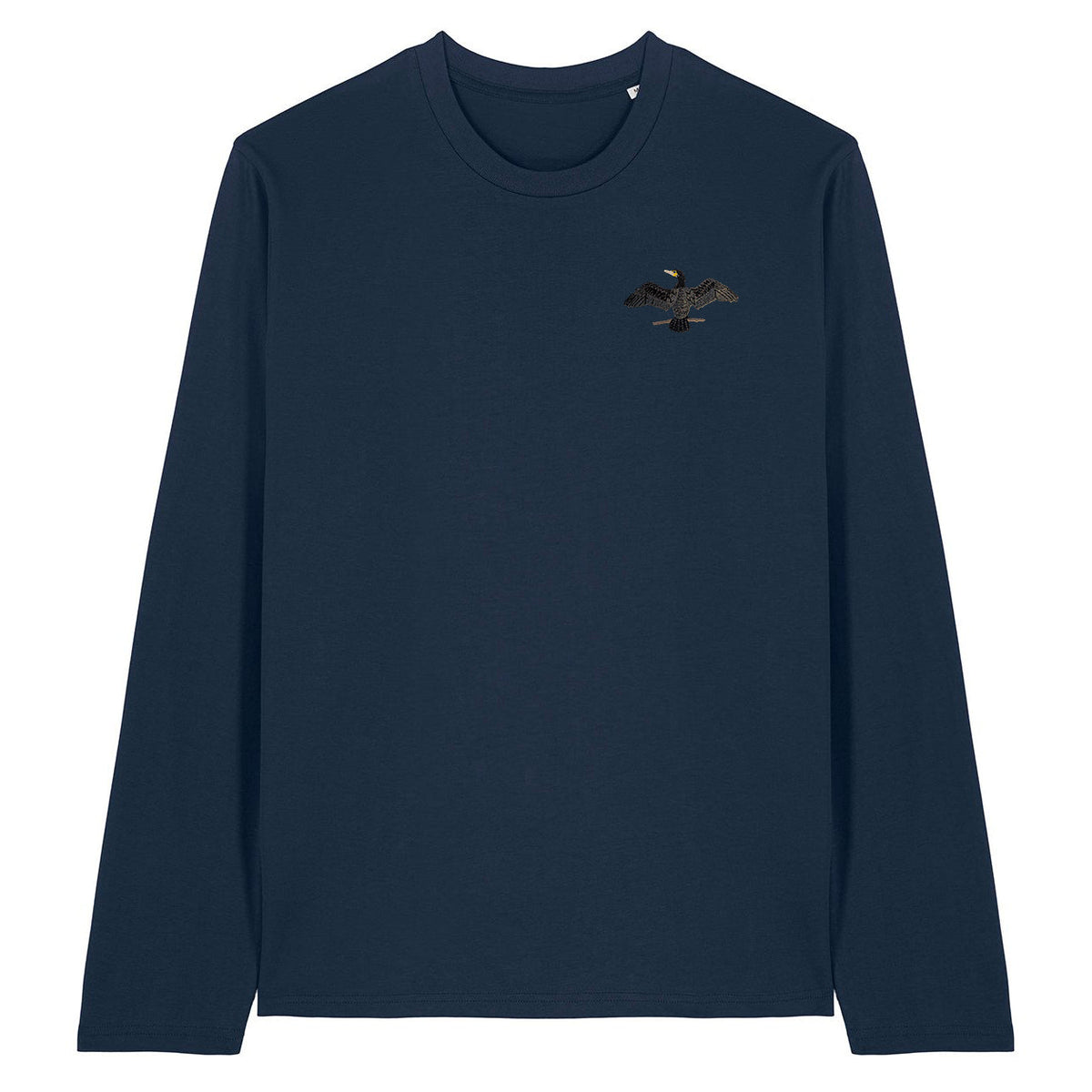 Cormorant Embroidered Long Sleeve T-Shirt