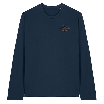 Cormorant Embroidered Long Sleeve T-Shirt