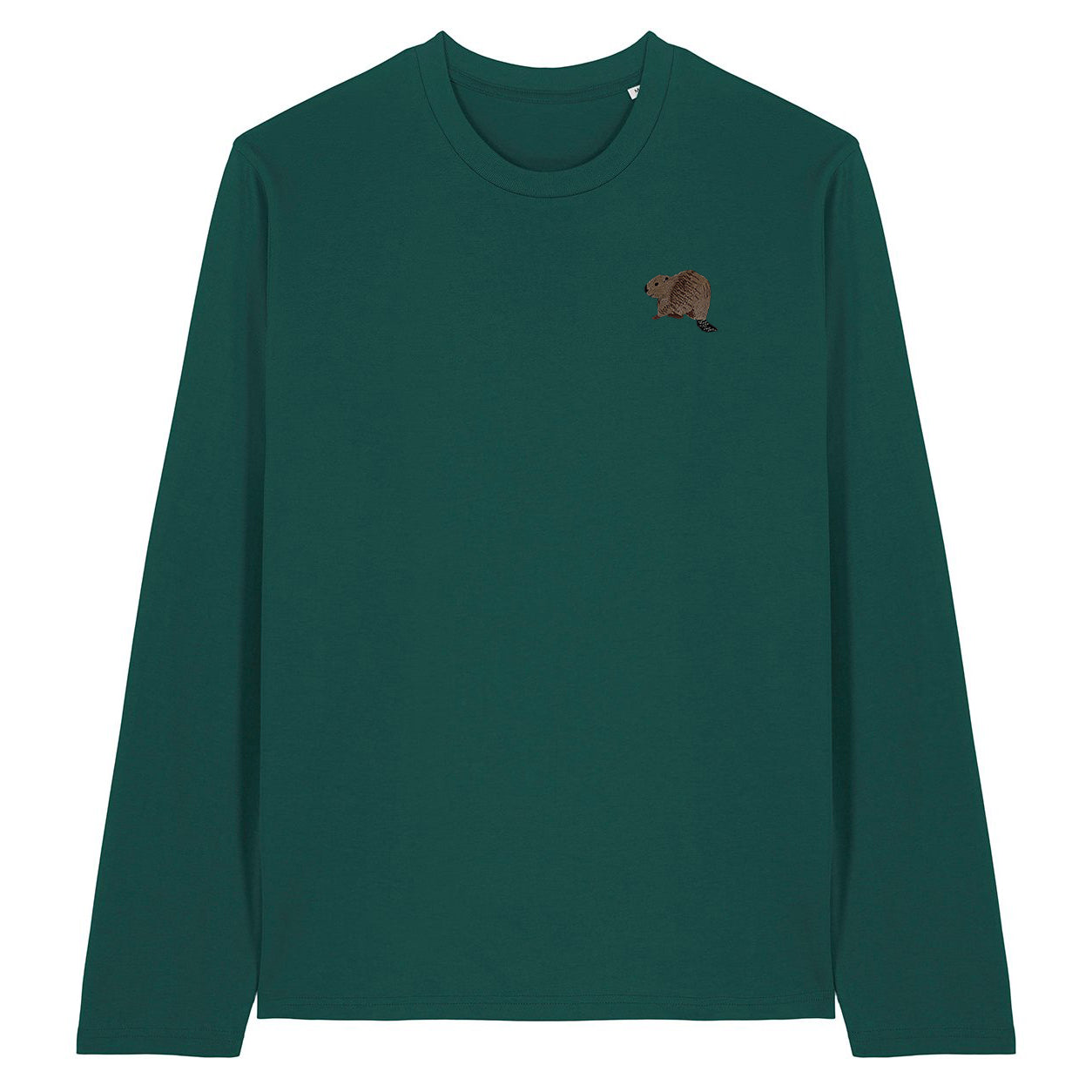 Beaver Riverside Embroidered Long Sleeve T-Shirt